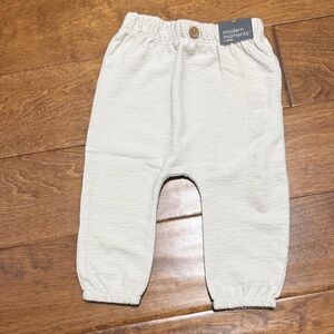 NWT Size 12 months Modern Moments Cream Joggers